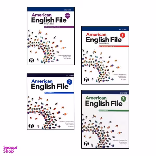 کتاب American English File Third Edition اثر جمعی از نویسندگان انتشارات الوند پویان چهار جلدی