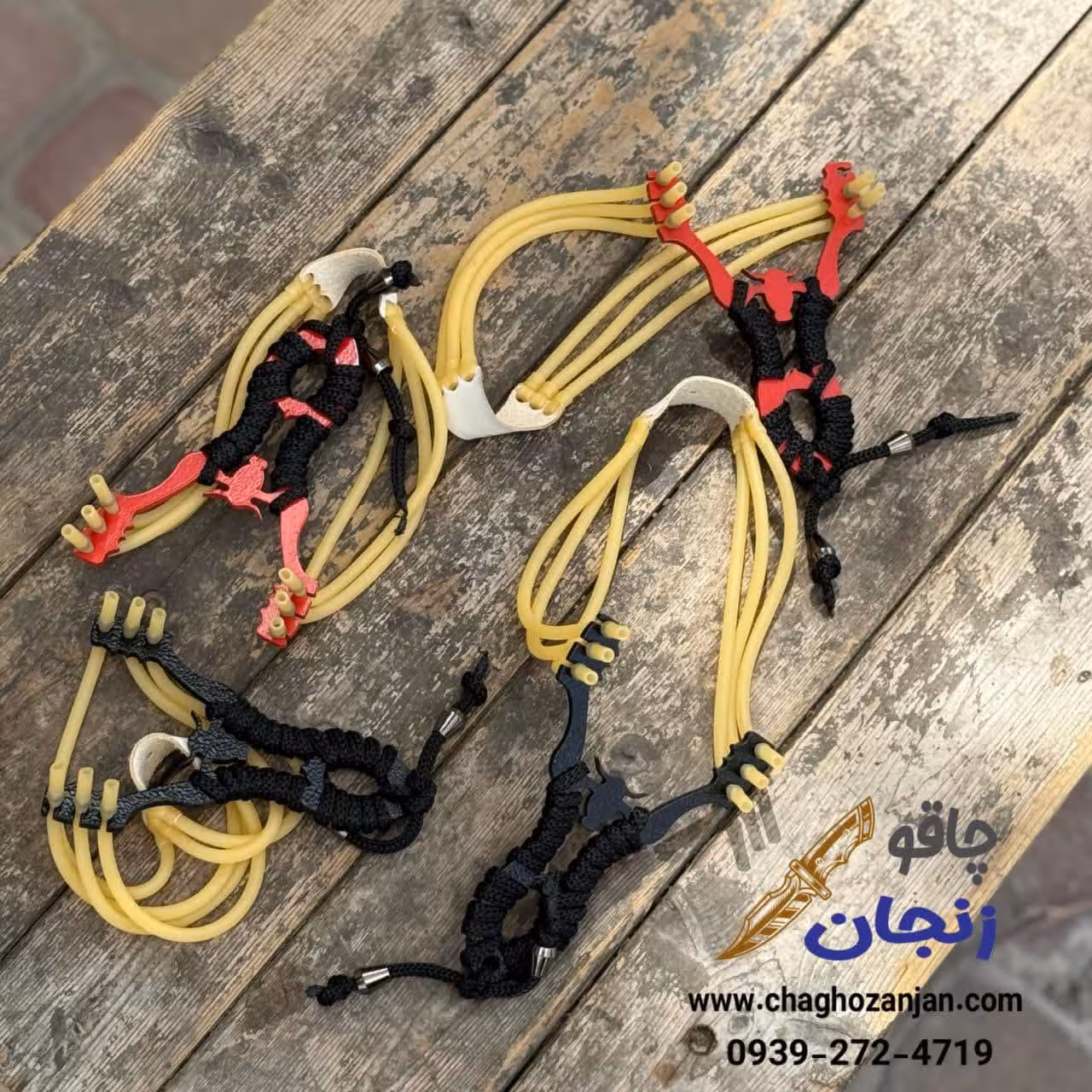 تیرکمان مدل 3 کش دسته فولادی | ارسال از زنجان