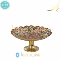 شیرینی خوری برنجی هندی مینا
