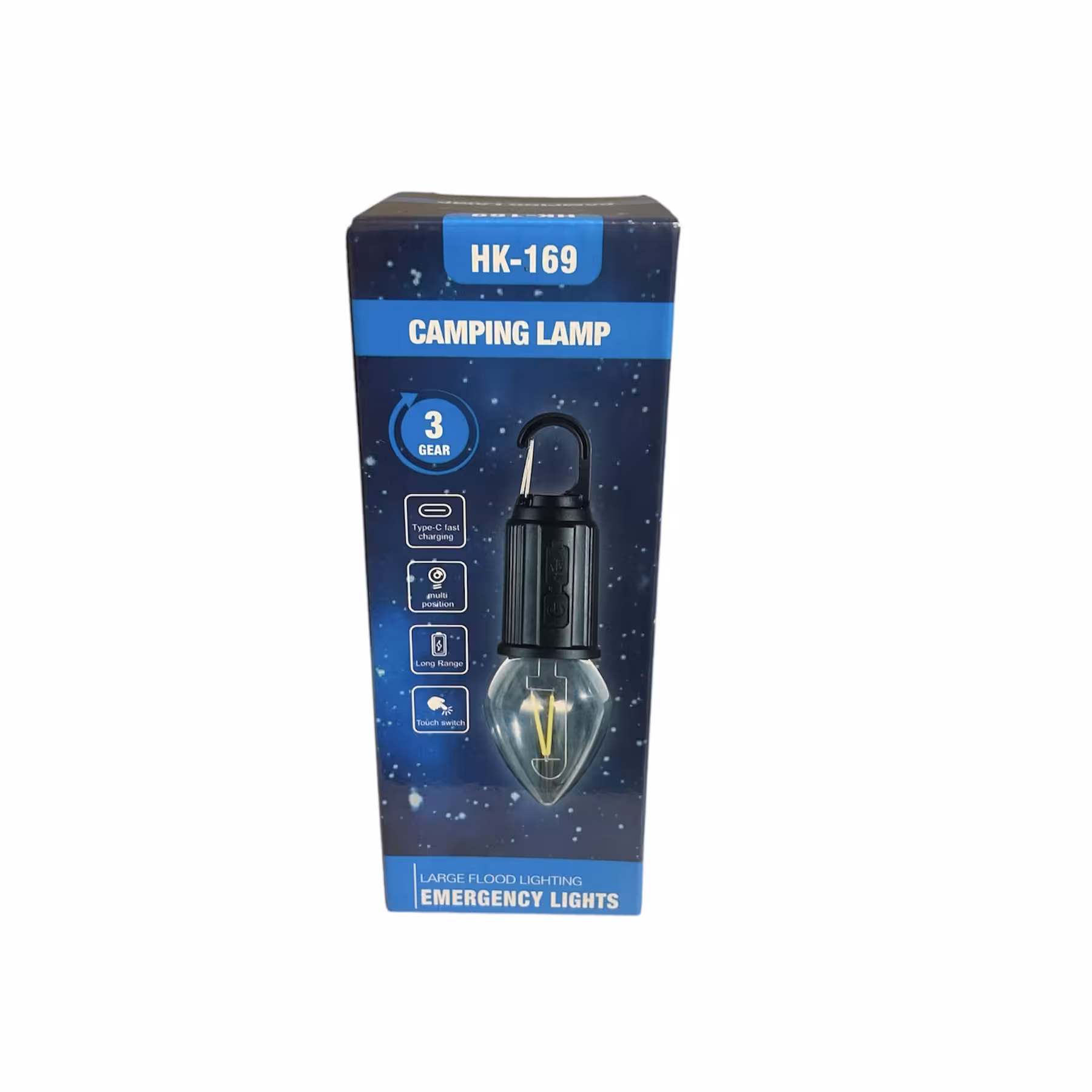 لامپ کمپینگ HK-169 شارژی اضطراری کد1362