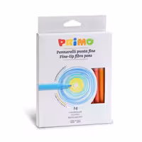 ماژیک نقاشی24رنگ قابل شستشو جعبه مقوایی پریمو کد602PEN24