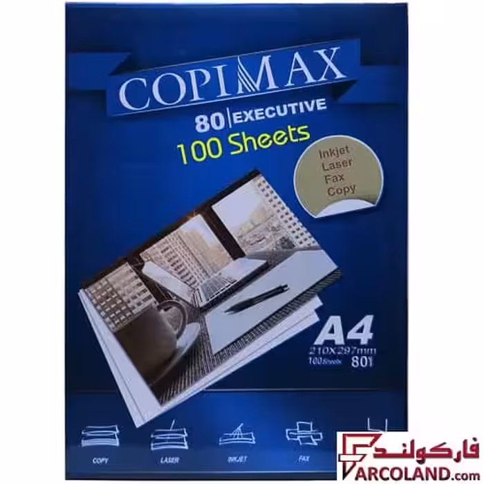 کاغذ A4 کپی مکس بسته 100 عددی