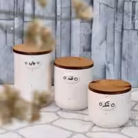 بانکه سرامیکی برجسته فارسی سه تایی مرسانا