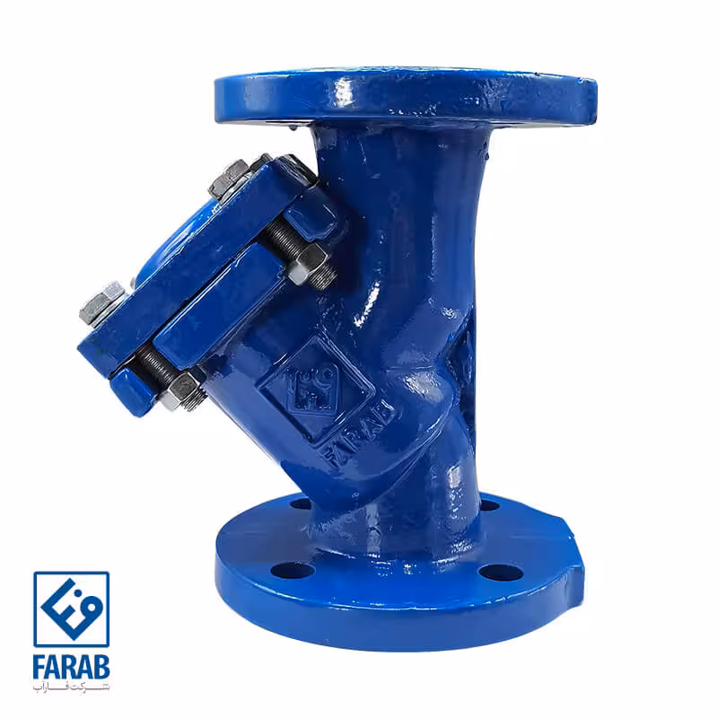 صافی چدنی 2 اینچ pn16 فاراب F1