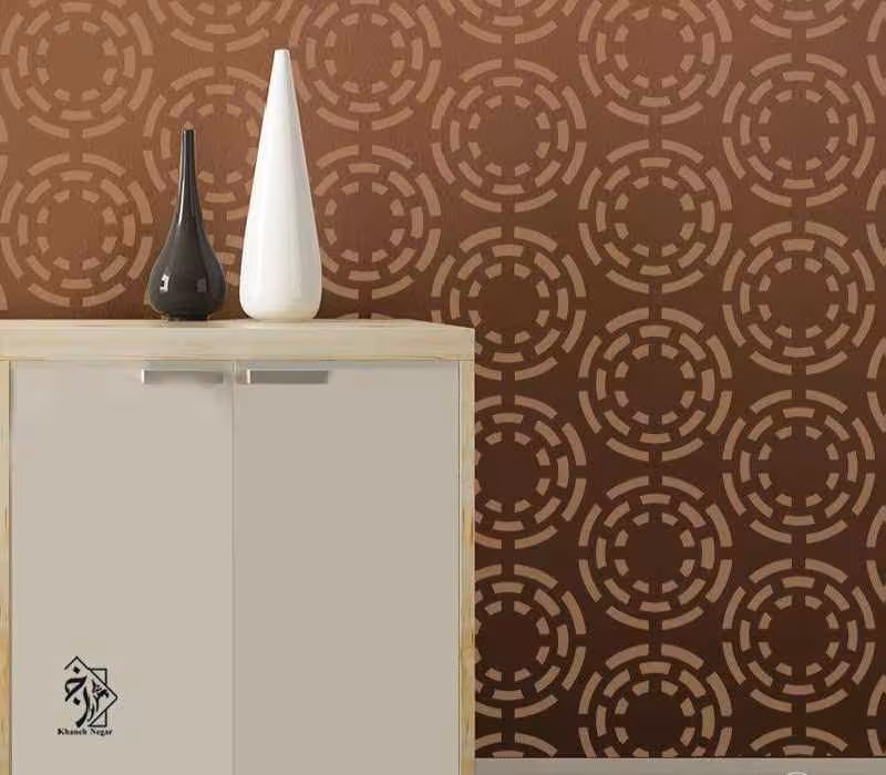 شابلون دیواری دایره کد 859