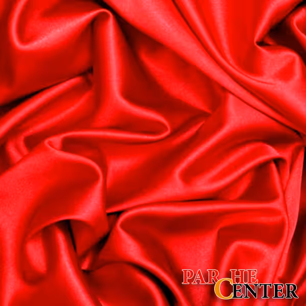 پارچه ته طاقه ساتن قرمز متراژ 90 سانتی متر