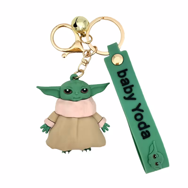 جاکلیدی مدل سیلیکونی طرح بیبی یودا