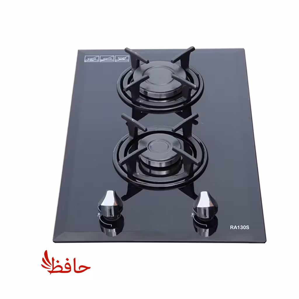 اجاق گاز صفحه ای شیشه ای دو شعله مدل A130