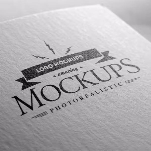 دانلود موکاپ نمایش لوگو سری سوم به صورت لایه باز برای فتوشاپ PSD