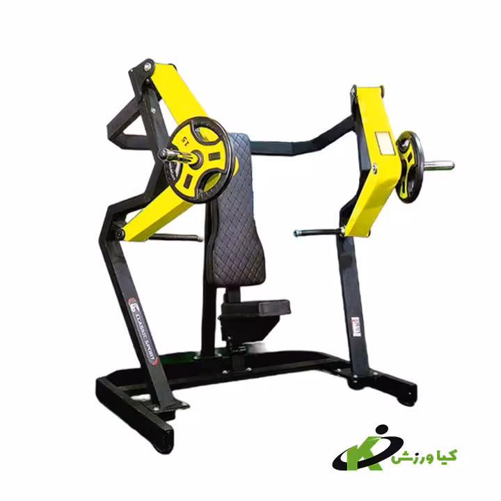 خرید دستگاه پرس سینه نشسته وزنه آزاد