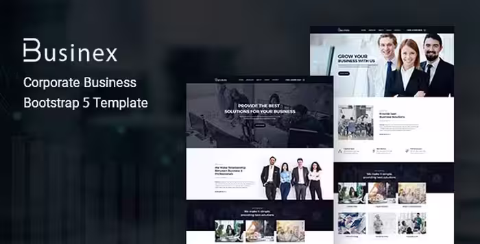 دانلود قالب Businex – Corporate Business Bootstrap4 Template