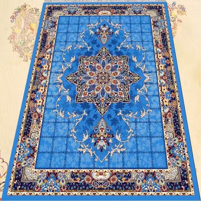 گلیم فرش ماشینی کاشان طرح هیوا6متری(هزینه ارسال باخریداروپس کرایه میباشد)