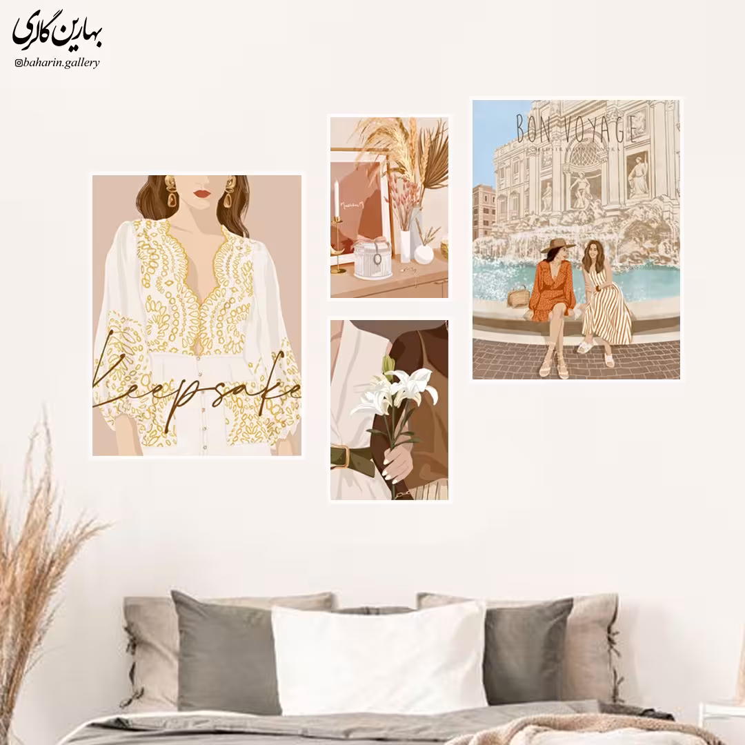 قاب دکوراتیو-طرح لیلیوم