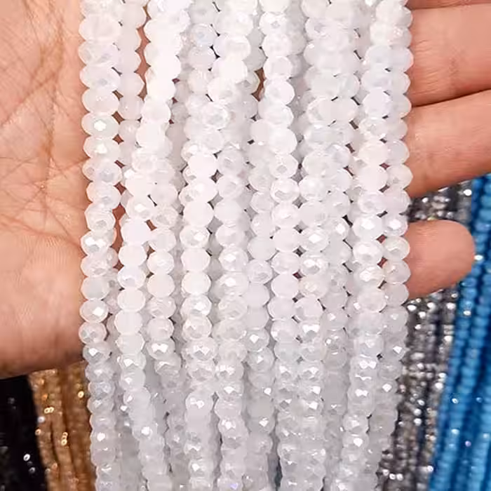 کریستال سایز6 سفید مات کد38