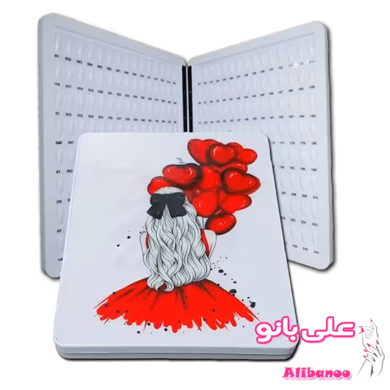 آلبوم کالیته ناخن 240 عددی پلکسی طرح 7