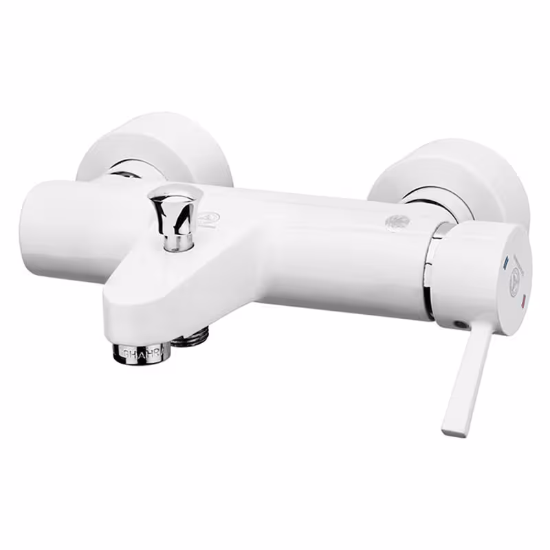 شیر حمام (دوش) باران سفید کروم  قهرمان