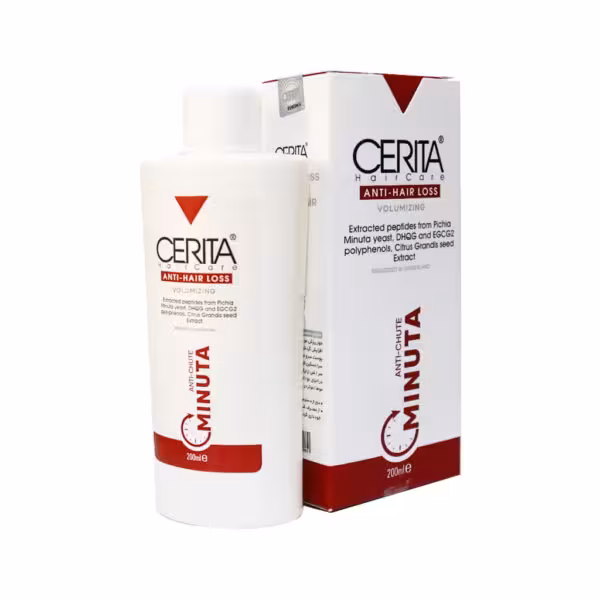 شامپو ضد ریزش مینوتا سریتا مناسب موهای چربCerita Anti Chute Minuta Shampoo For Oily Hair