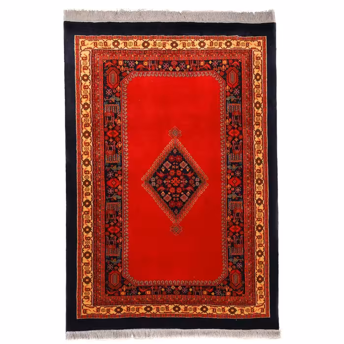 فرش دستبافت سه متری طرح ترنج قشقایی