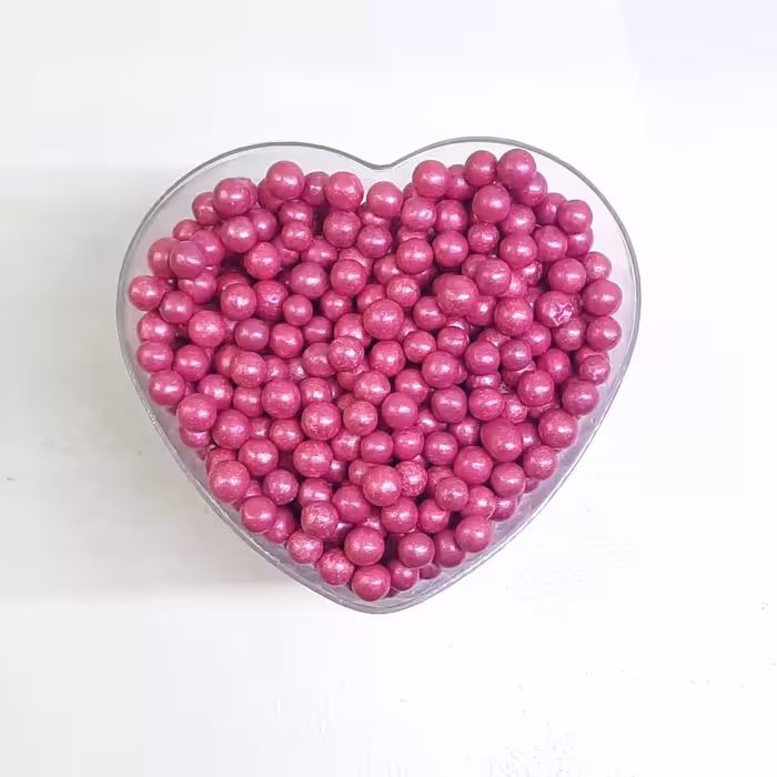 مروارید خوراکی تزئینی رنگ سرخابی