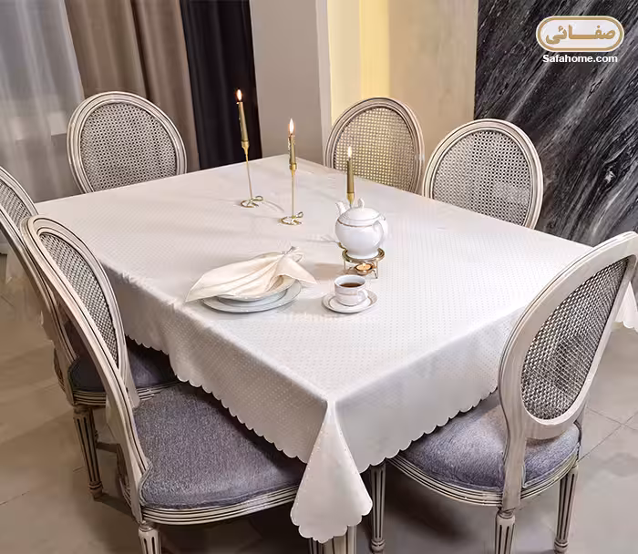 رومیزی ناهار خوری ضد لک طرح پارمیس