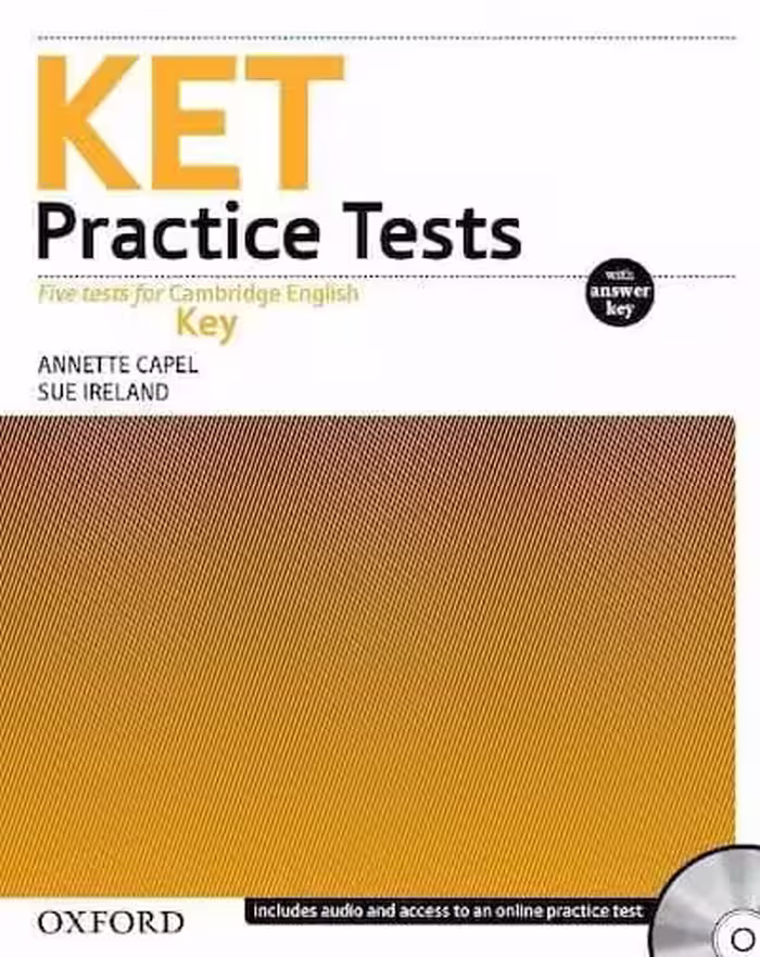 کت پرکتیس تستس | کتاب انگلیسی KET Practice Tests