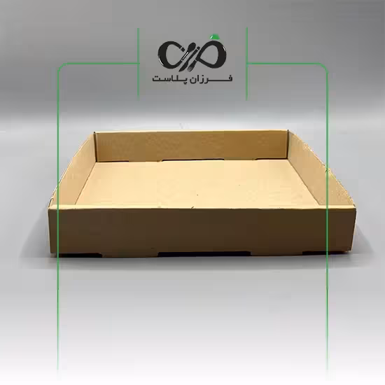 سینی شیرینگ غذا یکبار مصرف دو پرس فوم (100عددی)