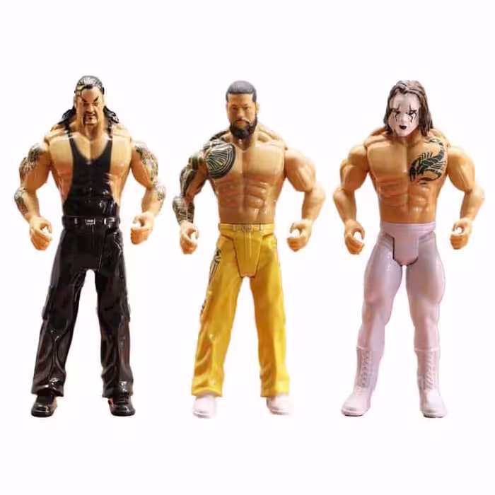 ست 3 عددی اکشن فیگور کشتی کج | WWE | سری 2