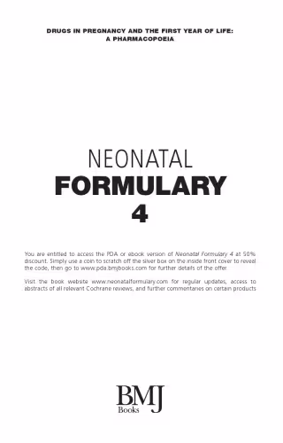خرید و دانلود نسخه کامل کتاب Neonatal Formulary: Drugs in Pregnancy and the First Year of Life : A Pharmacopoeia