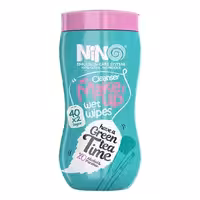 دستمال مرطوب مدل Green Tea بسته 40 عددی نینو