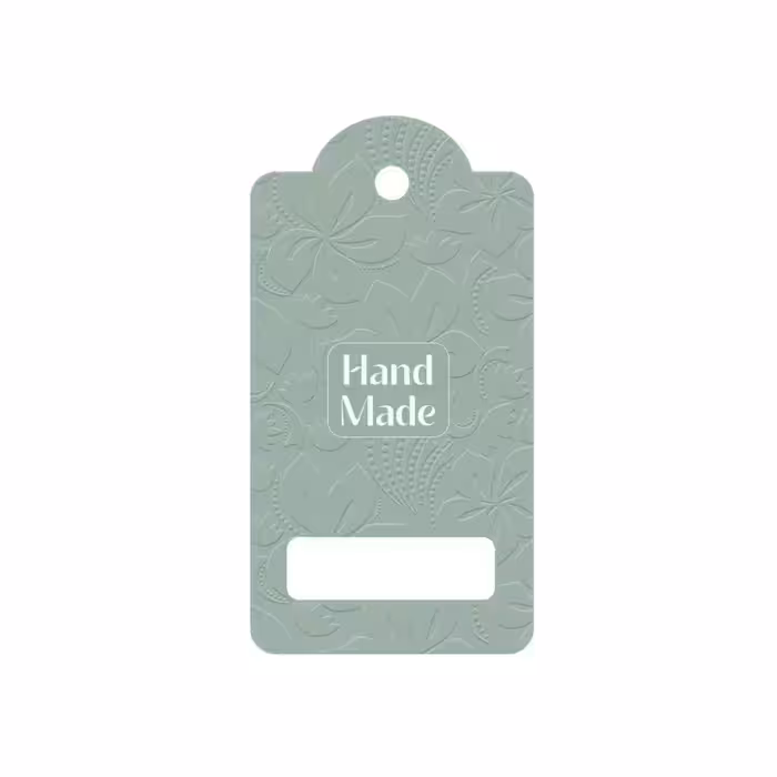 اتیکت طرح گل های برجسته بسته 100 عددی