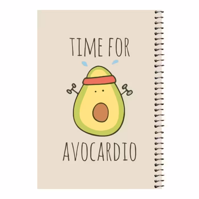 دفتر مشق 80 برگ اس جی مدل آووکادو