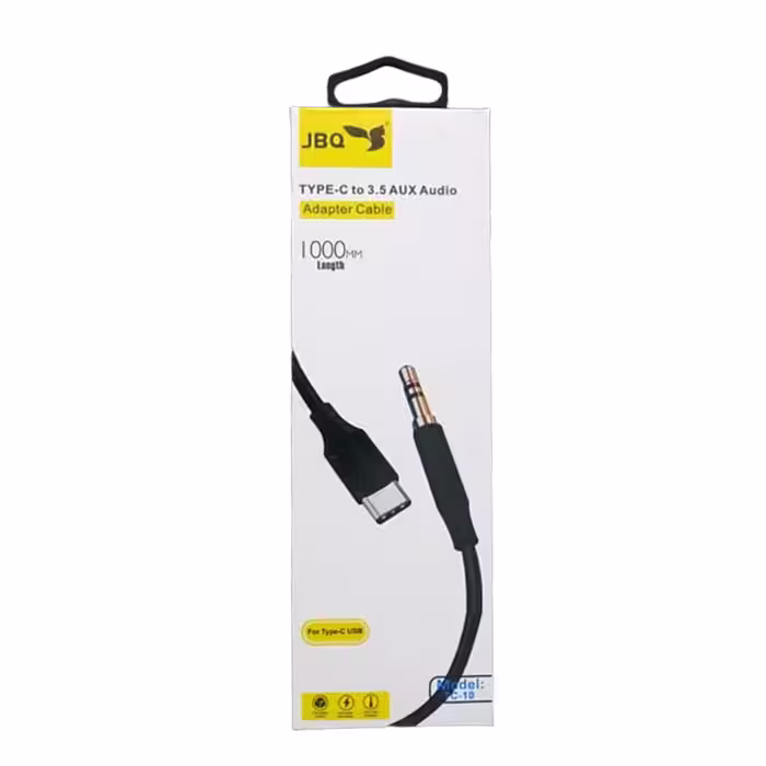 کابل تبدیل Type-C به جک Audio 3.5mm مدل JBQ TC-10