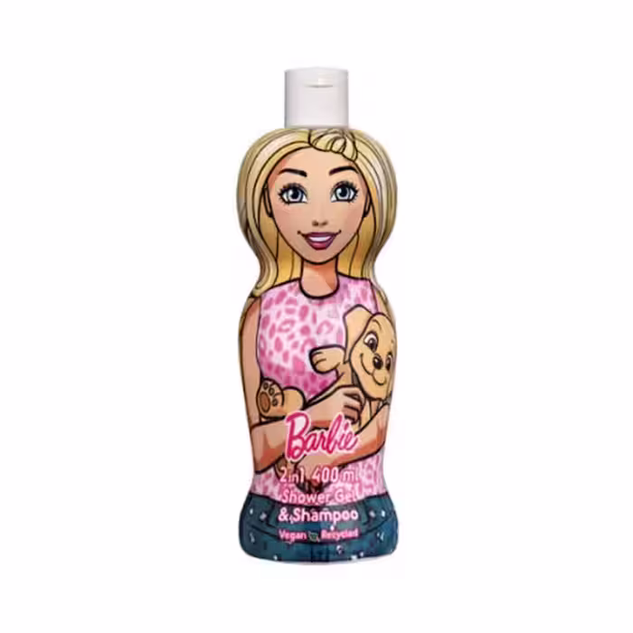 شامپو و بدن شوی بچه طرح Barbie حجم 400 میل
