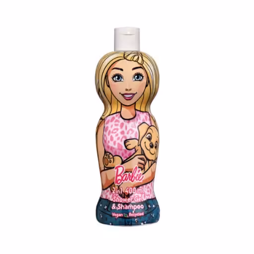 شامپو و بدن شوی بچه طرح Barbie حجم 400 میل