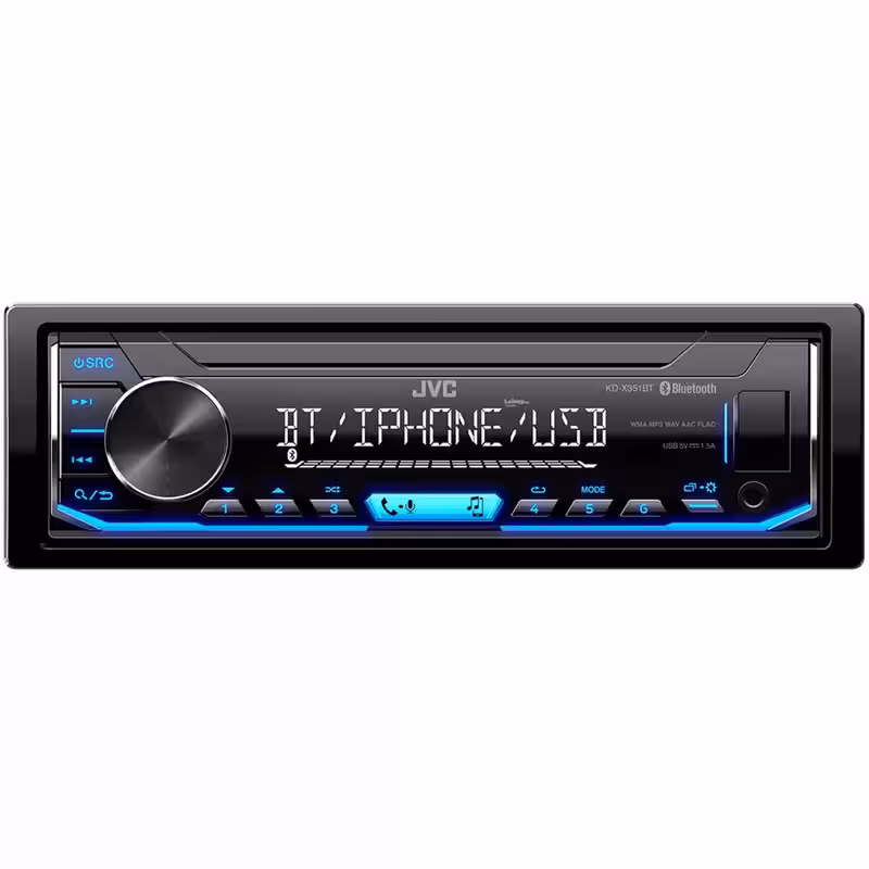 پخش خودرو JVC مدل KD-X351BT | بلوتوث، USB و کیفیت صدای عالی