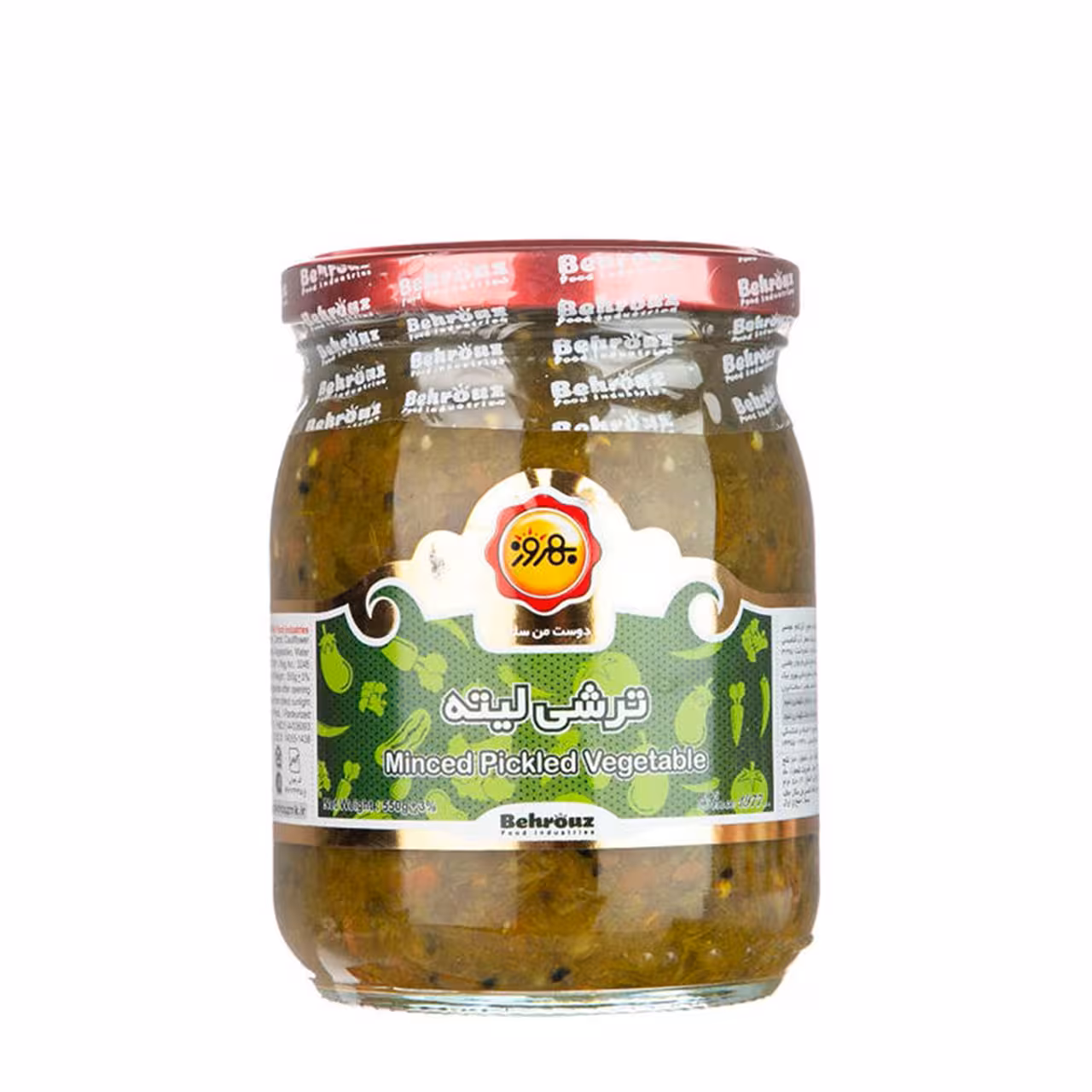 ترشی مخلوط لیته بهروز 550 گرمی