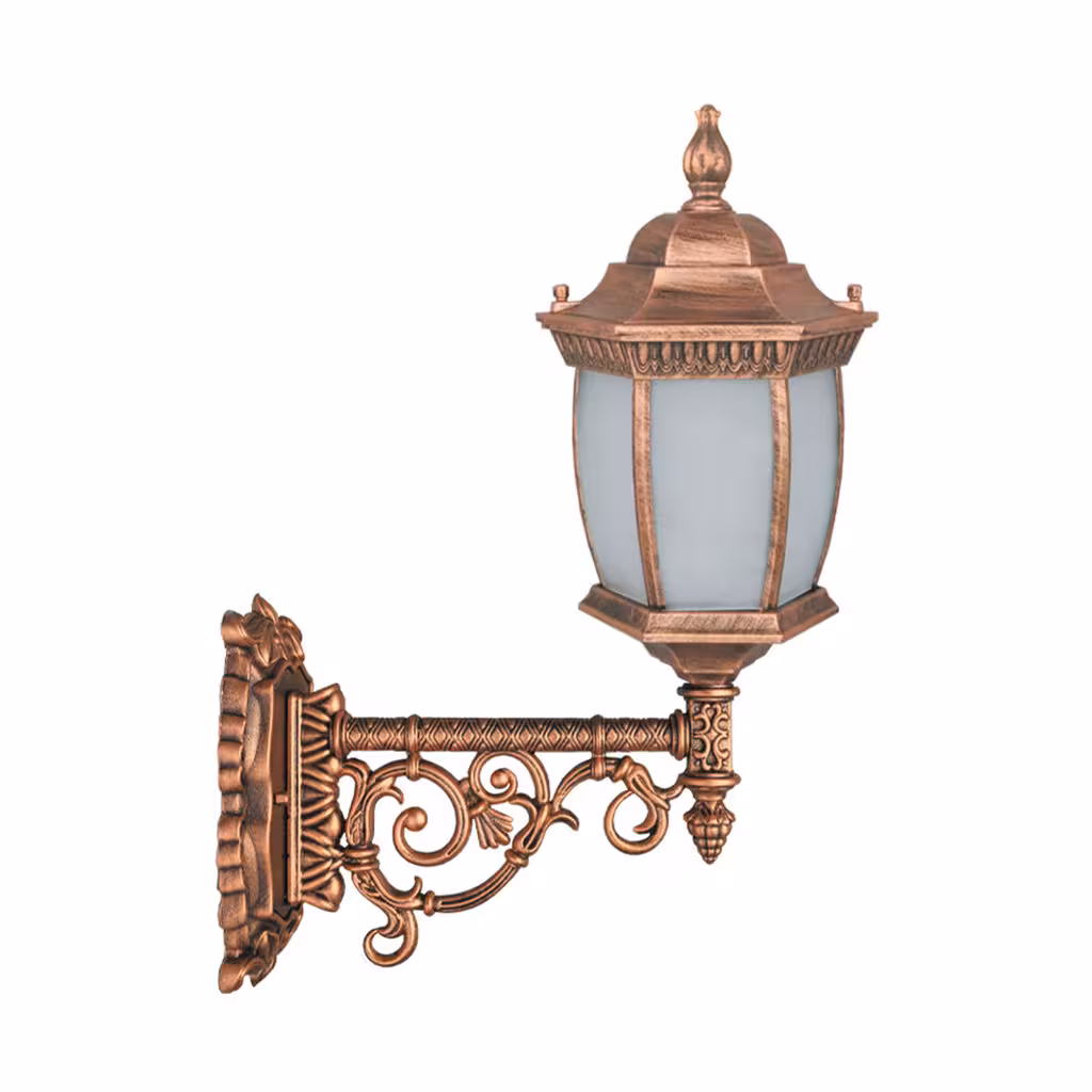 چراغ دیواری پارکی تکشیدفام مدل رابو خمره ای کد 7705-16