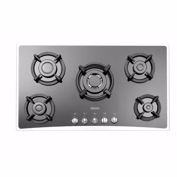 اجاق گاز رومیزی پنج شعله مدل G-5954S استیل البرز