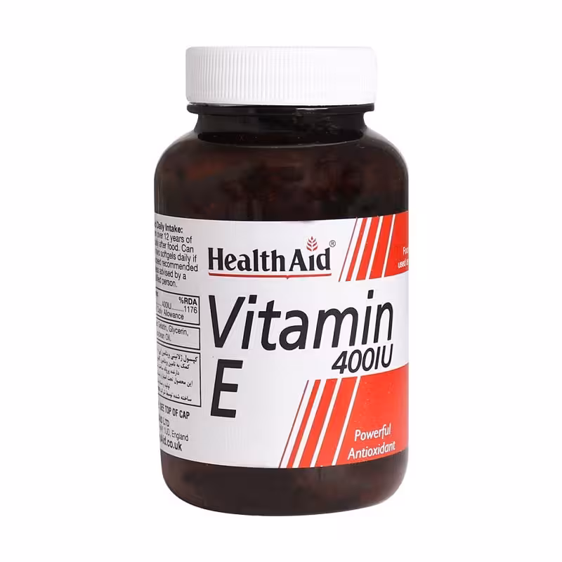 سافت ژل ویتامین ای هلث اید 400 واحد 30 عدد | Health Aid Vitamin E 200 IU