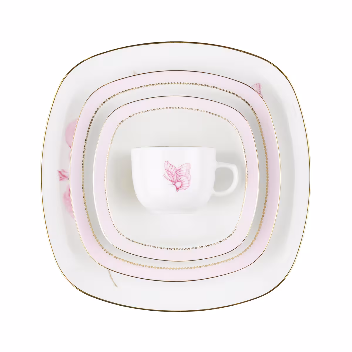 سرویس 98 پارچه 12 نفره طرح رزفلاور