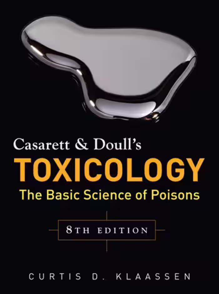 خرید و دانلود نسخه کامل کتاب Casarett &amp; Doull's Toxicology: The Basic Science of Poisons