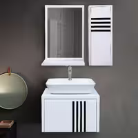 روشویی کابینتی تولیدی حبیبی سایز 40*60 کد RO-0015