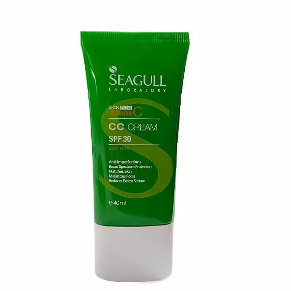 کرم ضدآفتاب رنگی سی گل SPF30 مدل cc ضدآکنه مناسب پوست چرب حجم 40 میلی لیتر