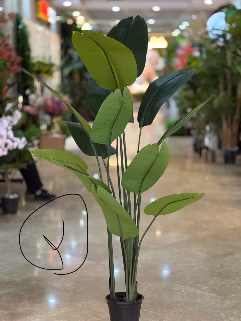 پرنده بهشتی مصنوعی 12برگ