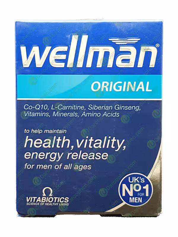 قرص ول من اورجینال ویتابیوتیکس مخصوص آقایان 30 عدد – Vitabiotics Wellman Original 30 Tabs