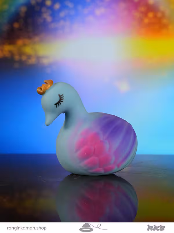 فیجت فلامینگو تاجدار خامه ای Crowned Flamingo Fidget