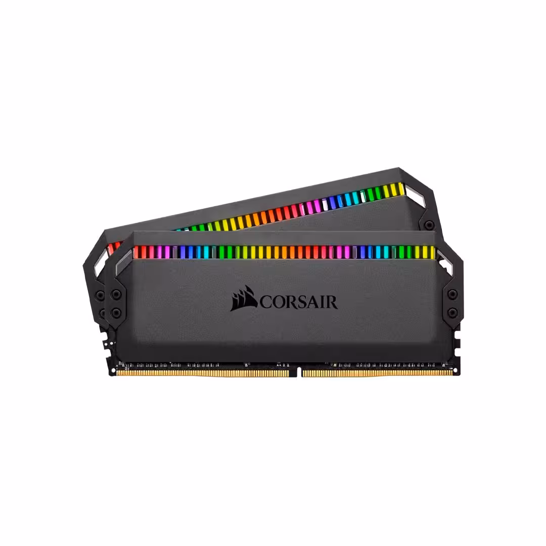 رم کامپیوتر کورسیر Dominator Platinum RGB 32GB (2x16) 3200MHz CL16