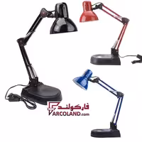 چراغ مطالعه مهندسی رومیزی مدل EN-111 صنایع کریم زاده با قابلیت اتصال به میز