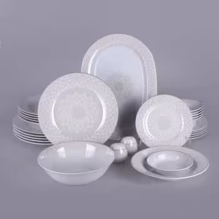 سرویس غذاخوری 28 پارچه 6 نفره مقصود مدل هیشا