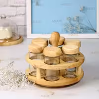 جا ادویه گرد گردان 6 تایی کد 99062 از برند لونا وود